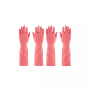 دستکش نظافت رز مریم مدل M مجموعه 2 عددی