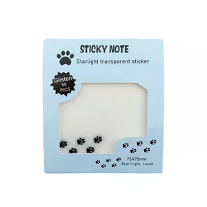 کاغذ چسب دار مدل استیک نوت شفاف طرح پنجول