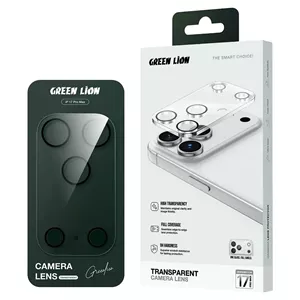 محافظ لنز دوربین شیشه‌ای گرین لاین مدل Transparent Camera Lens مناسب برای گوشی موبایل iPhone 17 Pro Max