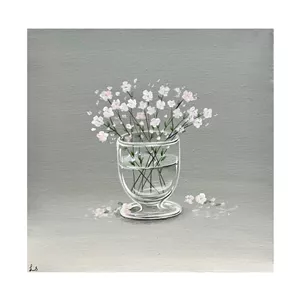 تابلو نقاشی اکریلیک به سبک رئالیسم طرح بهار کد 02