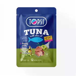  کنسرو ماهی تون در روغن زیتون تاپسی - 100 گرم
