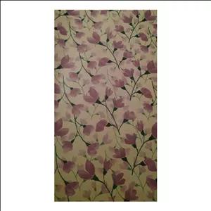کاغذ کادو مدل کرافت سایز 50 ×70 سانتی متر طرح گل بنفشه بسته 3 عددی