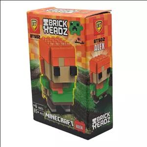 ساختنی 85 تکه ناب سل مدل  ماینکرافت الکس طرح  MINECRAFT ALEX 85PCS کد BT502