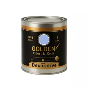 رنگ آبی روشن نیمه براق روغنی تات کد 1040-r70b حجم 1 لیتر