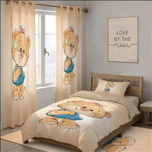 سرویس خواب تک نفره 4 تکه مدل کودک کد ۱۰۳۸