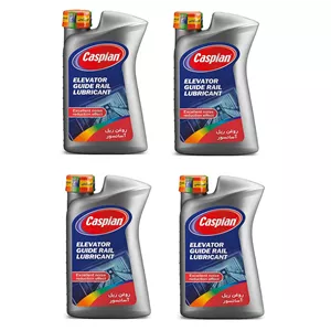 روغن ریل آسانسور کاسپین مدل guide rail lubricant حجم یک لیتر بسته 4 عددی
