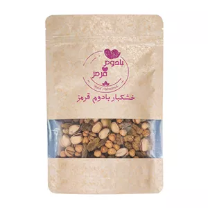 آجیل مشکل گشا بادوم قرمز نمکدون - 500 گرم