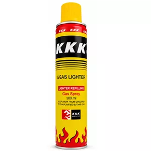 گاز فندک مدل GAS LIGHTER حجم 300 میلی لیتر 