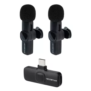 میکروفن یقه ای هایکواستار مدل HS-MC521C بادرگاه اتصال USB-C