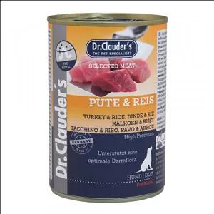 کنسرو غذای سگ دکتر کلادر مدل نچرال طعم بوقلمون و برنج وزن 400 گرم