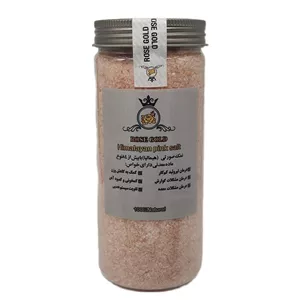 نمک صورتی هیمالیا پودر رزگلد - 600 گرم