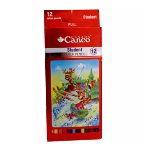 مداد رنگی 12 رنگ کنکو مدل student 1