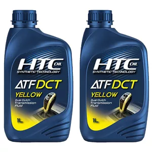 روغن گیربکس اتوماتیک اچ تی سی اویل مدل ATF DCT YELLOW حجم 2 لیتر بسته 2 عددی