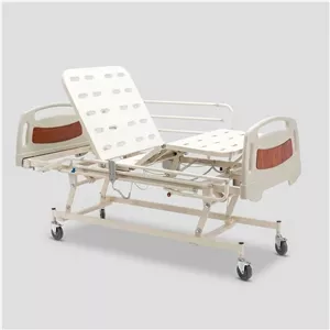 تخت بیمارستانی برقی سه شکن با تنظیم ارتفاع همیار سلامت مدل موتک