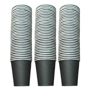 لیوان یکبار مصرف کاغذی مدل ساده بسته 100 عددی