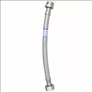 شلنگ رابط پیسوار ایفل مدل رو بافته استیل سایز 3/8 اینچ