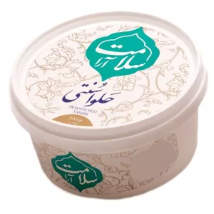 حلوا ارده سنتی با تزیین پودر پسته سلامت آرا  -  700 گرم