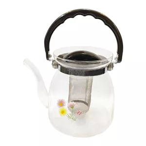قوری سانگ سان مدل گلدار کد F016F گنجایش 2.2 لیتر