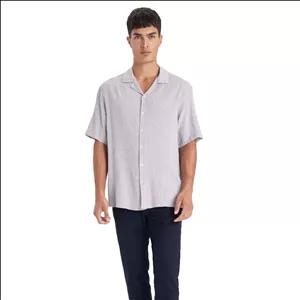 پیراهن آستین کوتاه یقه انگلیسی مردانه دفکتو مدل C4117AXGR451