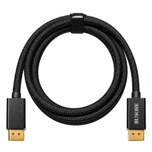 کابل Display Port بوسوهی مدل B07 طول 1 متر ورژن 1.4 با قابلیت انتقال اطلاعات با کیفیت 8K