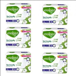 نوار بهداشتی بالدار ضخیم مولپد مدل Maxi Soft سایز خیلی بزرگ شش بسته 10 عددی