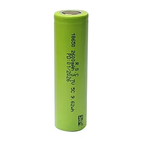 باتری لیتیوم یون قابل شارژ آر اس سی مدل RSC-18650-5C-2600 ظرفیت 2600 میلی‌ آمپر ساعت
