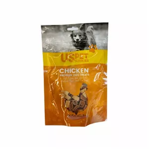تشویقی سگ یو اس پت مدل رول ماهی طعم مرغ وزن 100 گرم
