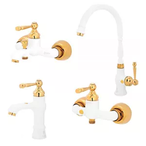 ست شیرآلات زرشام مدل اماتیس مجموعه 4 عددی