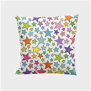 کوسن کودک مدل ستاره های رنگارنگ کد DKK875