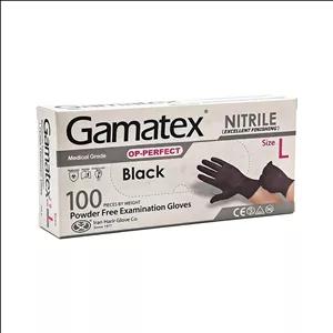 دستکش نیتریل غیر پودری حریر مدل نیتریل لارج سایز بزرگ L بسته 100 عددی