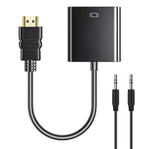 کابل تبدیل HDMI به VGA کوتتسی مدل 87618 به همراه درگاه صدا