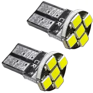 لامپ کوچک چراغ جلو و پلاک خودرو تک حالته فورس مدل ۵ تایی یخی کد SMD پایه تک کنتاکت مناسب برای پراید و تیبا بسته ۲ عددی