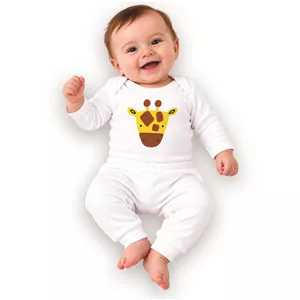 ست بادی و شلوار نوزادی نیل کوک مدل CUTIE SAFARI GIR
