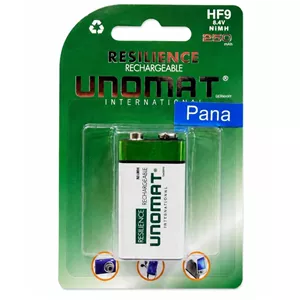 باتری کتابی قابل شارژ یونومات مدل Pana-9v