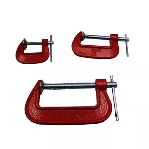 گیره سی کلمپ مدل YP-1/2/3INCH مجموعه 3 عددی 