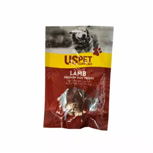 تشویقی سگ یو اس پت مدل استخوان دورپیچ طعم گوشت بره وزن 100 گرم