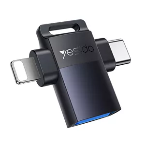 مبدل USB-C  به لایتنینگ OTG یسیدو مدل GS35