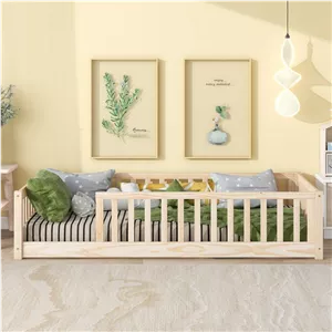 تخت خواب چوبی یک نفره مدل کلاسیک A2 سایز 180×80 سانتی‌متر