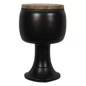 تنبک مدل ضربیت 2 ستاره گردو MP-012 با قطر دهانه 27