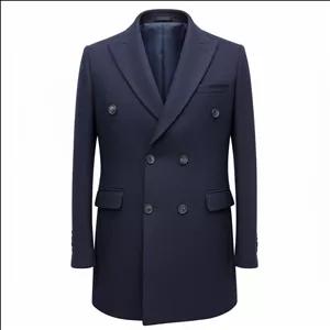 پالتو بلند مردانه مدل کشمیر پشمی 67804