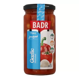 ترشی پرورده سیر بدر - 370 گرم