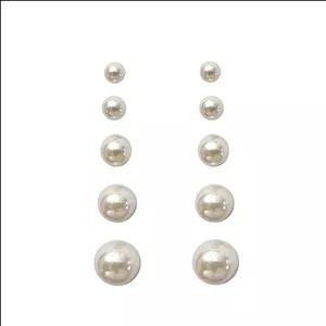 گوشواره زنانه اکسسورایز مدل مرواریدی مجموعه 5 عددی