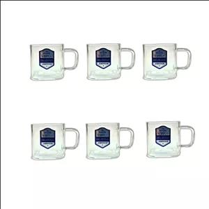 فنجان دلی سوگا مدل مربعی بسته 6 عددی