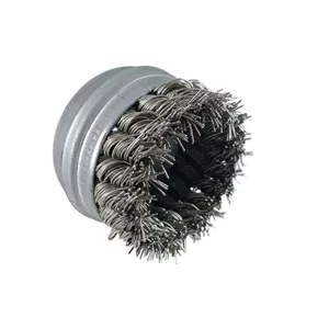 برس کاسه ای استیل مدل بافته 70mm