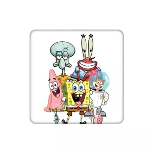 زیرلیوانی طرح باب اسفنجی و دوستان کد 2508143