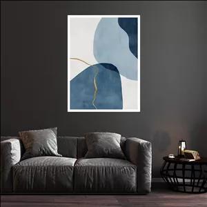 تابلو بکلیت طرح دکوراتیو هنری مدرن مدل W-bu5820 فریم سفید