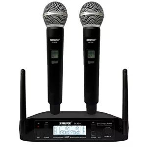 ست میکروفن بی سیم شور مدل GLXD4-UHF با درگاه اتصال XLR