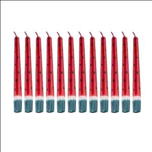 شمع قلمی بدون‌بو مدل یلدا زمان اتمام 7 ساعت بسته 12 عددی