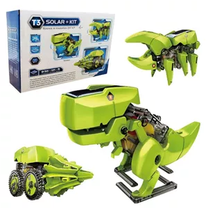 کیت آموزشی ناب سل مدل کیوت سان لایت ربات خورشیدی T3 کد T3 SOLAR KIT DINOSAUR 3IN1