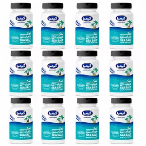 نمک دریایی کیمیا قوطی - 500 گرم بسته 12 عددی